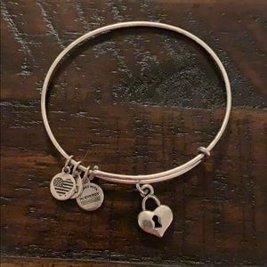Alex and Ani locket bangle